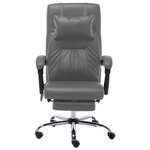 Chaise fauteuil siège de bureau informatique étude de massage anthracite similicuir anthracite 02_0024005
