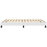 vidaXL Cadre de lit Blanc 140x200 cm Similicuir