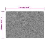 vidaXL Tapis enfants rose 160x230 cm licorne antidérapant lavable