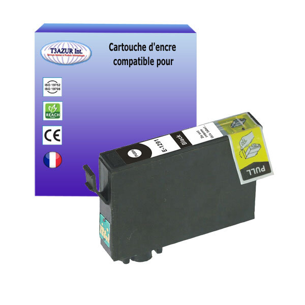 Cartouche Compatible pour Epson T1291 Noire - T3AZUR