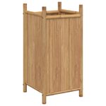 vidaXL Jardinière 40x40x80 cm bambou