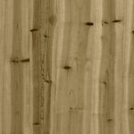vidaXL Canapés centraux avec coussins 2 Pièces bois de pin imprégné