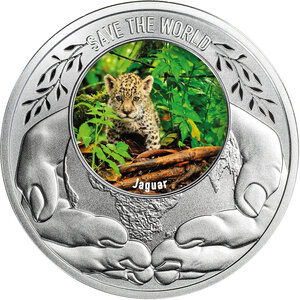 Monnaie JAGUAR Save the World Argent 500 Francs Cameroon 2026