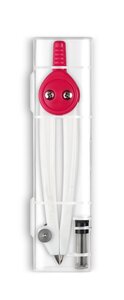 Compas plastique pour mines 2mm + etui de mines JPC