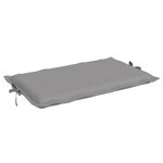 vidaXL Coussin de chaise longue gris 186x58x4 cm tissu oxford