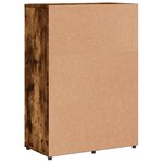 vidaXL Buffets 2 Pièces chêne fumé 60x31x84 cm bois d'ingénierie
