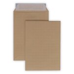 Lot de 100 enveloppes pochettes kraft armé a5 renforcée 162 x 229 mm