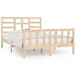vidaXL Cadre de lit sans matelas 120x200 cm bois de pin massif