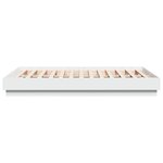 vidaXL Cadre de lit sans matelas blanc 120x190 cm