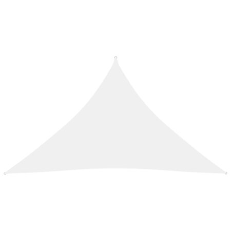 vidaXL Voile de parasol tissu oxford triangulaire 4x4x5 8 m blanc