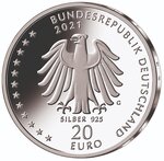 Pièce de monnaie 20 euro Allemagne 2021 G argent BE – Sébastien Kneipp
