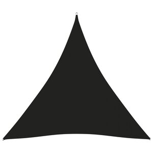 vidaXL Voile de parasol tissu oxford triangulaire 6x6x6 m noir