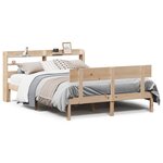 vidaXL Cadre de lit sans matelas 140x200 cm bois massif de pin