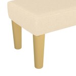 vidaXL Banc Crème 70x30x30 cm Tissu