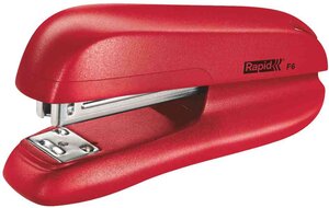 Agrafeuse de bureau F6 Rouge capacité 20 feuilles, agrafes : 24/6 et 26/6 RAPID