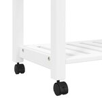vidaXL Chariot de cuisine MONZA 60x40x90 cm bois massif de pin