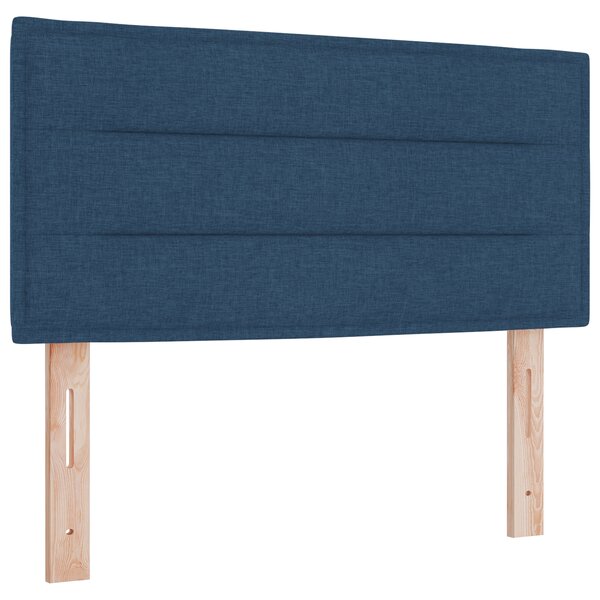 Cabeça de cama vidaXL Design Lignes Bleu 80 cm Tissu