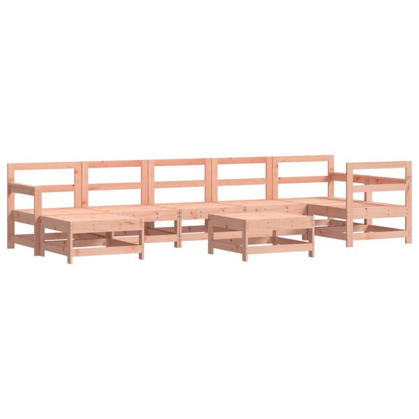 vidaXL Salon de jardin 8 Pièces bois massif douglas