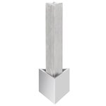 vidaXL Fontaine de jardin Argenté 37 7x32 6x110 cm Acier inoxydable
