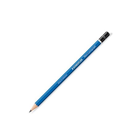 Crayon papier mars lumograph 100 mine 2 mm bleu h x 12 staedtler