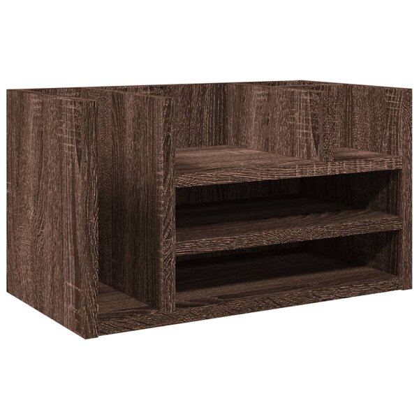 Organisateur armoire de bureau bois d'ingénierie Chêne marron 02_0043575