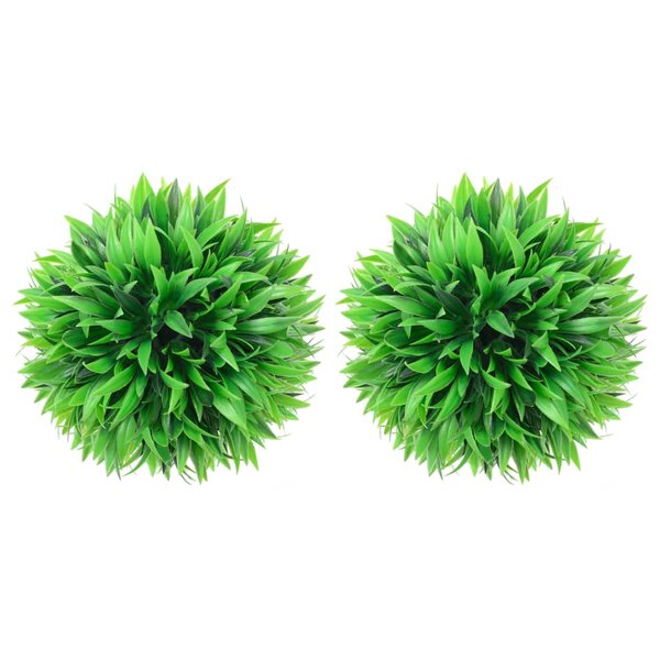 vidaXL Boules de buis artificielles 2 Pièces 20 cm