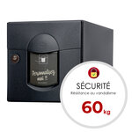 Boite aux lettres Soléa 2 portes Noir Sablé 2100 MS