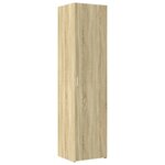 vidaXL Buffet haut chêne sonoma 50x42 5x185 cm bois d'ingénierie