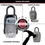 Master Lock Coffre à clés mural renforcé 5414EURD