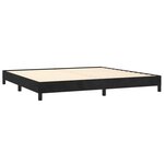 vidaXL Cadre de Lit Noir 200x200 cm Velours