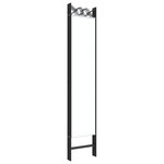 vidaXL Cloison de séparation 6 panneaux Blanc 240x200 cm Tissu