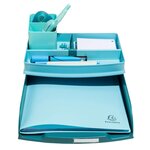 Corbeilles À Courrier Combo Styli Skandi - Bleu Pacifique - X 6 - Exacompta