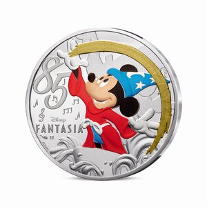 Les classiques d'animation Disney - Fantasia - Monnaie de 10€ Argent