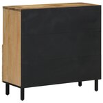 vidaXL Armoire latérale 80x33x75 cm bois massif de manguier