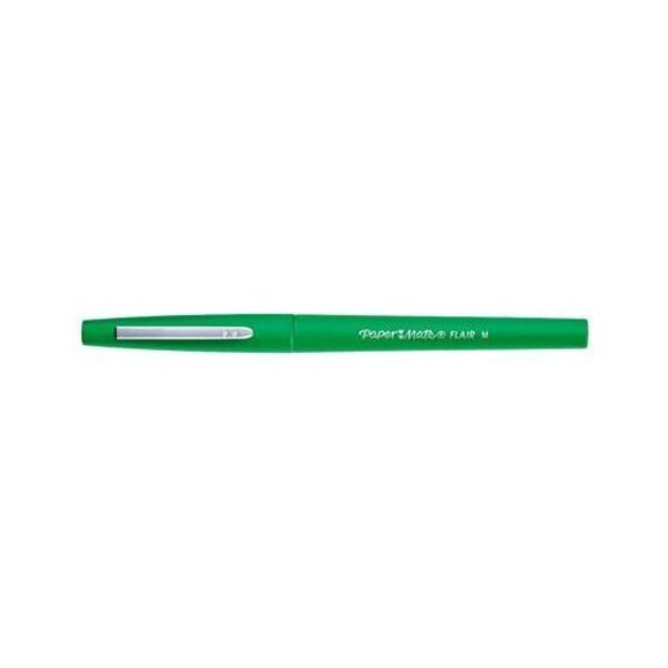 Stylo Feutre Flair Original Nylon Pte Moyenne Vert x 12 PAPER MATE