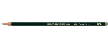 Crayon papier 9000 hexagonal mine 2mm HB FABER-CASTELL
