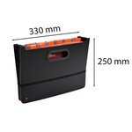 Trieur Valisette Extensible 24 Compartiments Exadesk Exactive® - A4 - Noir - X 4 - Exacompta