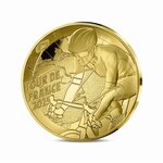 Tour de France 2025 – Carte étape - Monnaie de 5€ 1/2g or
