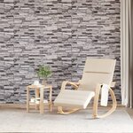 vidaXL Panneaux muraux 3D 10 Pièces gris clair 100x50 cm EPS