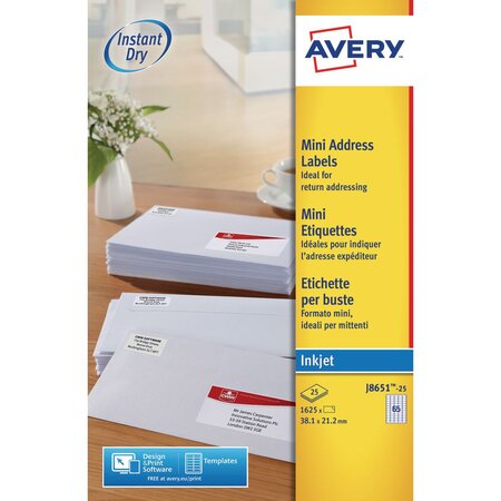 Avery - 12 unités 21) étiquettes adresses