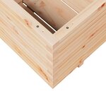 vidaXL Jardinière 110x60x49 5 cm bois de pin massif
