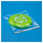 Sachet plastique transparent haute brillance à fermeture adhésive 40 microns 15x15 cm (lot de 1000)