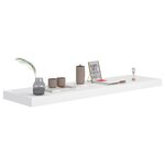 vidaXL Étagères murales flottantes 4 Pièces blanc 90x23 5x3 8 cm MDF