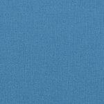 vidaXL Coussins de chaise à dossier haut lot de 2 bleu mélangé tissu