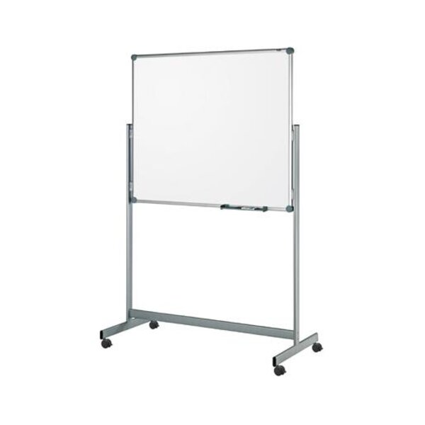 Tableau blanc mobile non réversible 100 x 150 cm Gris MAUL