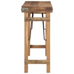 Table Console vidaXL 110x35x76 cm en Bois Massif Récupéré