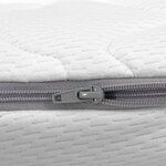 vidaXL Sur-matelas 120 x 200 cm Mousse à mémoire de forme Visco 6 cm