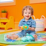 Tapis d'éveil et d'activités Wild Wiggles  vert  jouets inclus et détachables  des la naissance