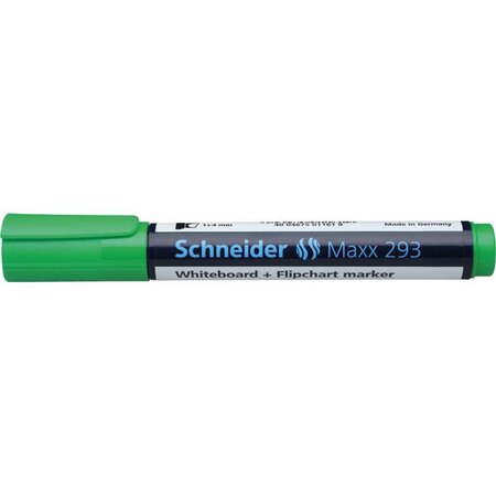 Marqueur tableau blanc Maxx 293 Pte Biseau 2-5 mm vert SCHNEIDER