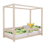 Lit cabane enfant BUNKY 90 x 190 beige